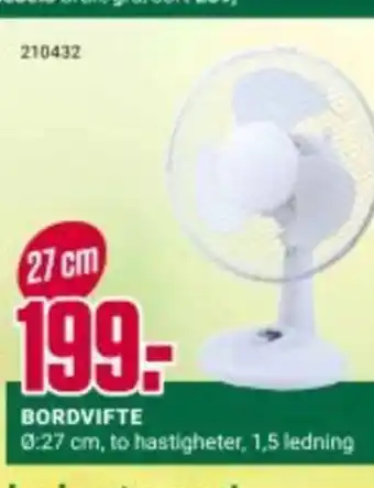 Europris BORDVIFTE tilbud