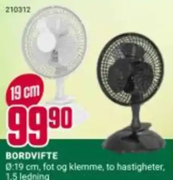 Europris BORDVIFTE tilbud