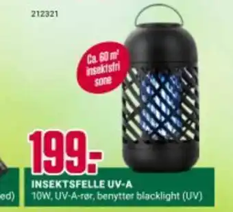Europris INSEKTSFELLE UV-A tilbud