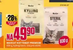 Europris MAXCAT KATTEMAT PREMIUM tilbud