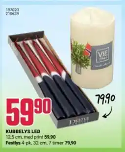 Europris KUBBELYS LED tilbud