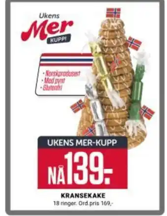 Europris KRANSEKAKE tilbud