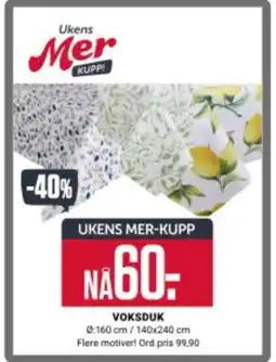 Europris VOKSDUK tilbud