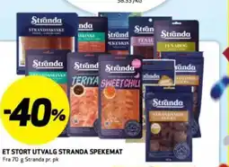 Bunnpris ET STORT UTVALG STRANDA SPEKEMAT tilbud