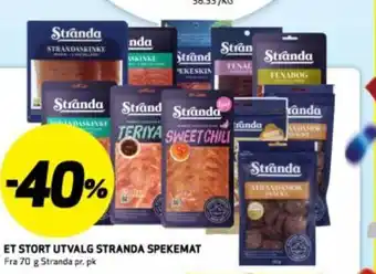 Bunnpris ET STORT UTVALG STRANDA SPEKEMAT tilbud