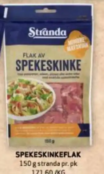 Bunnpris SPEKESKINKEFLAK tilbud
