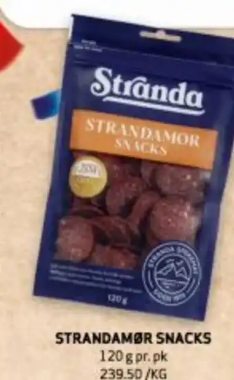 Bunnpris STRANDAMØR SNACKS tilbud