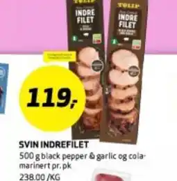 Bunnpris SVIN INDREFILET tilbud