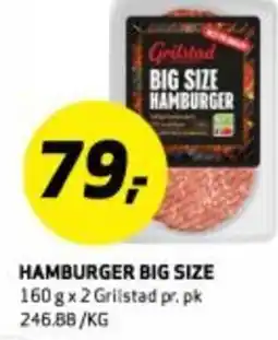 Bunnpris HAMBURGER BIG SIZE tilbud