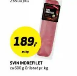 Bunnpris SVIN INDREFILET tilbud