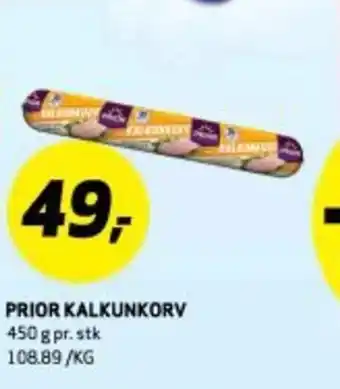 Bunnpris PRIOR KALKUNKORV tilbud