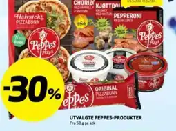 Bunnpris UTVALGTE PEPPES-PRODUKTER tilbud