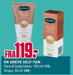Europris DR GREVE SELF-TAN tilbud