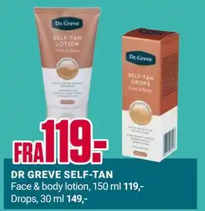 Europris DR GREVE SELF-TAN tilbud