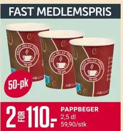 Europris PAPPBEGER tilbud