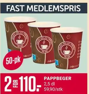 Europris PAPPBEGER tilbud