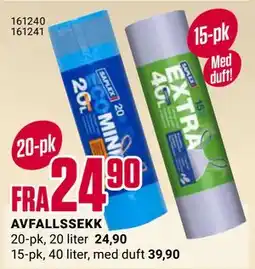 Europris AVFALLSSEKK tilbud