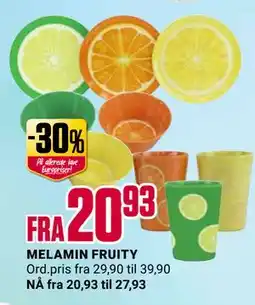 Europris MELAMIN FRUITY tilbud