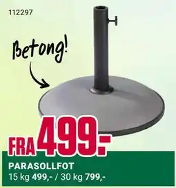 Europris PARASOLLFOT tilbud