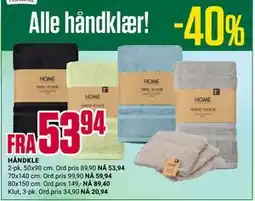 Europris HÅNDKLE tilbud