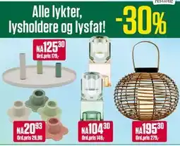 Europris Alle lykter, lysholdere og lysfat! tilbud