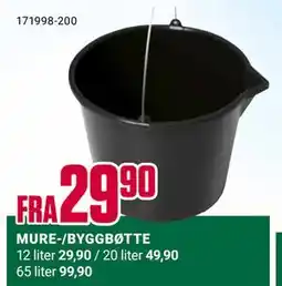 Europris MURE-/BYGGBØTTE tilbud