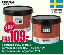 Europris TERRASSEOLJE/-BEIS tilbud