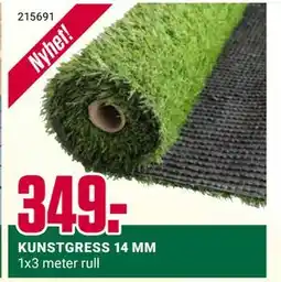 Europris KUNSTGRESS 14 MM tilbud