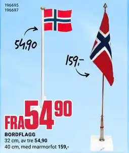 Europris BORDFLAGG tilbud