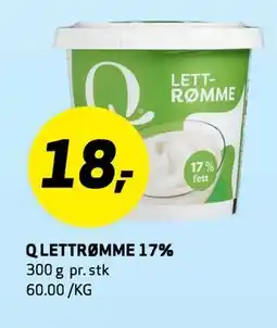 Bunnpris Q LETTRØMME 17% tilbud