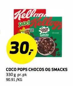 Bunnpris COCO POPS CHOCOS OG SMACKS tilbud