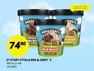 Bunnpris ET STORT UTVALG BEN & JERRY'S tilbud