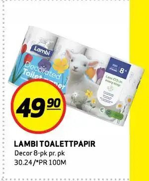 Bunnpris LAMBI TOALETTPAPIR tilbud