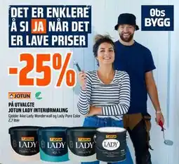 Obs Bygg UTVALGTE JOTUN LADY INTERIØRMALING tilbud