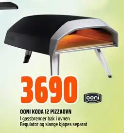 Obs Bygg OONI KODA 12 PIZZAOVN tilbud