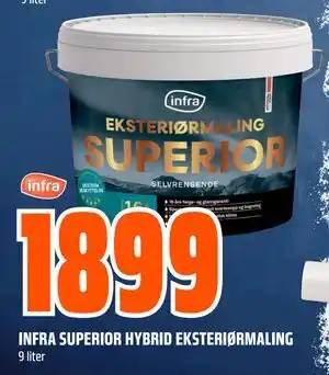 Obs Bygg INFRA SUPERIOR HYBRID EKSTERIØRMALING tilbud