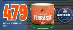 Obs Bygg ROYALOLJE TERRASSE tilbud