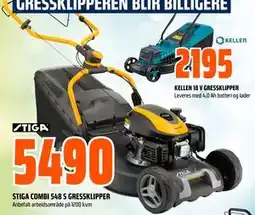 Obs Bygg STIGA COMBI 548 S GRESSKLIPPER tilbud
