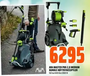 Obs Bygg AVA MASTER P80 2,0 MEDIUM BUNDLE HØYTRYKKSSPYLER tilbud