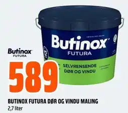 Obs Bygg BUTINOX FUTURA DØR OG VINDU MALING tilbud