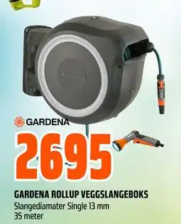 Obs Bygg GARDENA ROLLUP VEGGSLANGEBOKS tilbud