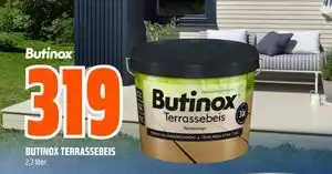 Obs Bygg BUTINOX TERRASSEBEIS tilbud