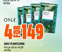 Obs Bygg ODLE PLANTEJORD tilbud