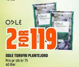 Obs Bygg ODLE TORVFRI PLANTEJORD tilbud