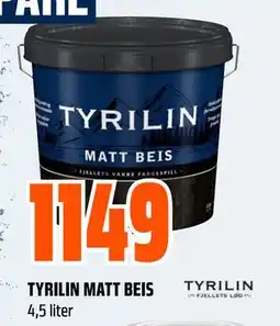 Obs Bygg TYRILIN MATT BEIS tilbud