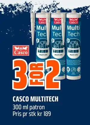 Obs Bygg CASCO MULTITECH tilbud