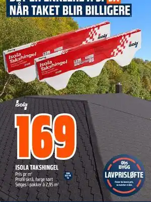 Obs Bygg ISOLA TAKSHINGEL tilbud