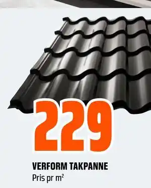 Obs Bygg VERFORM TAKPANNE tilbud