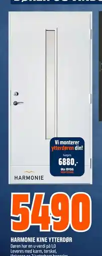 Obs Bygg HARMONIE KINE YTTERDØR tilbud