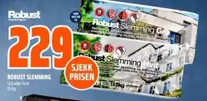Obs Bygg ROBUST SLEMMING tilbud